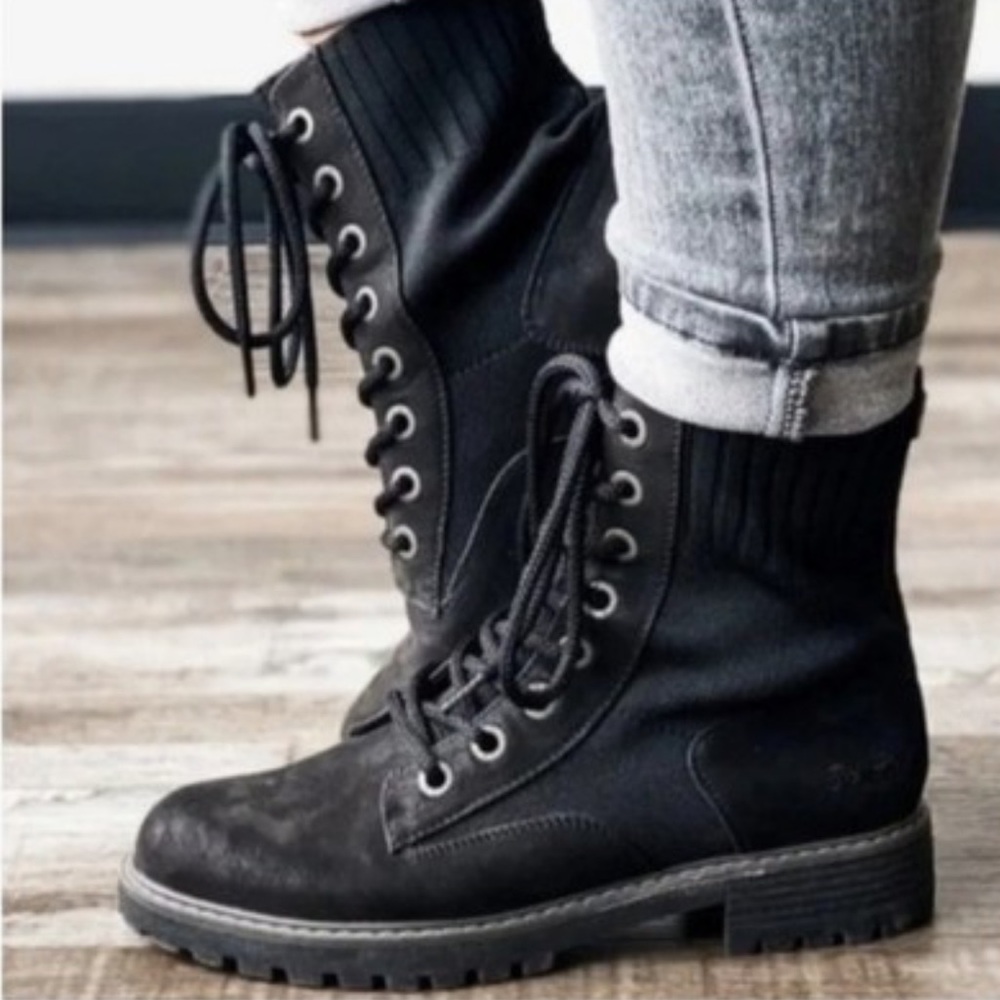 Blowfish Malibu Combat Lace up Boots Women’s 7.5